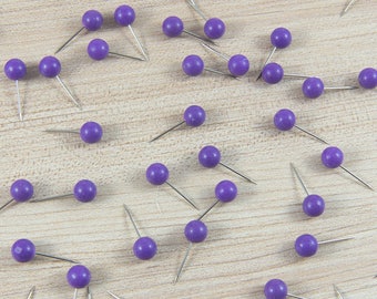 Map Push Pins: Royal Violet - Matte Finish