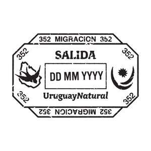 Uruguay - Passport Stamp Decal