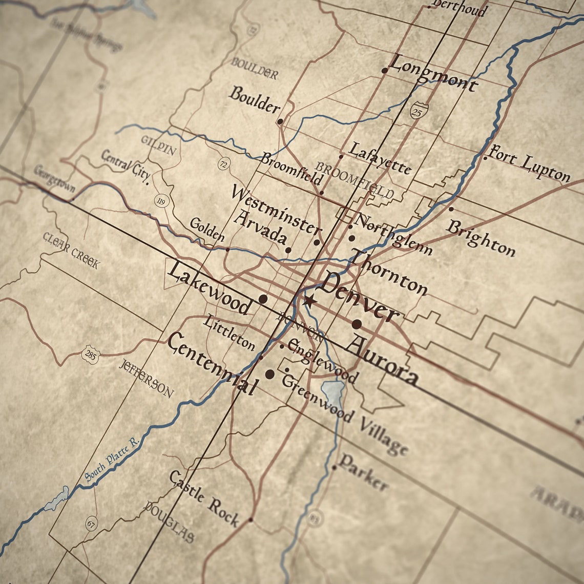 Discover the Rustic Colorado Map: Explore Scenic Trails and Small-Town Charm