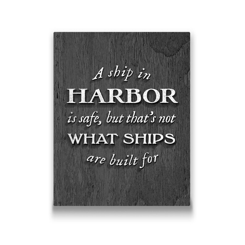 A Ship In Harbor Canvas Wall Art