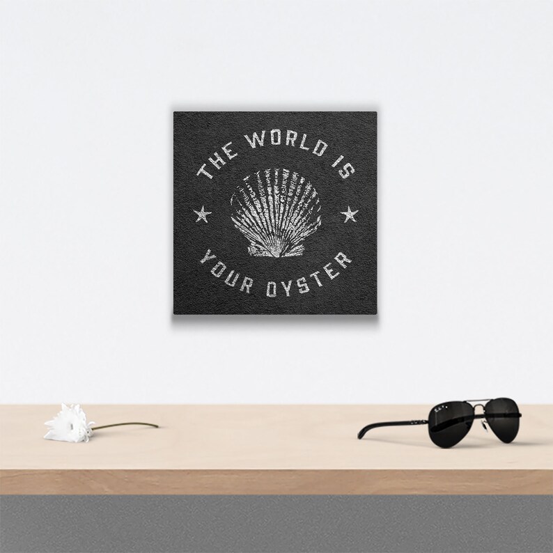 The World Is Your Oyster Canvas Wall Art image 2