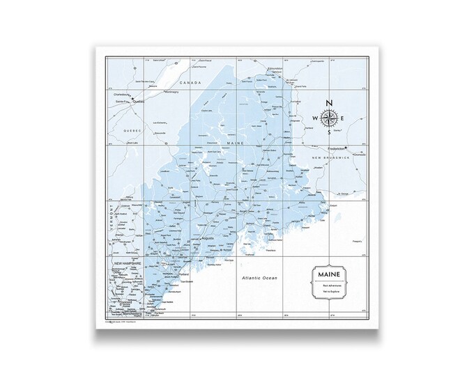 Blue&me Map This item is unavailable - Etsy