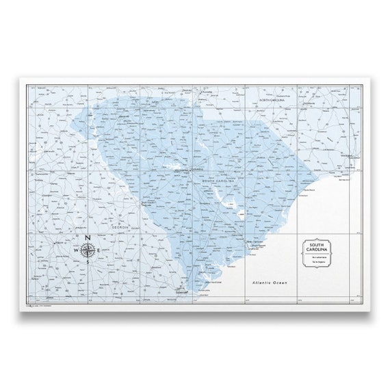 World Travel Map Pin Board with Push Pins: Light Blue Color Splash