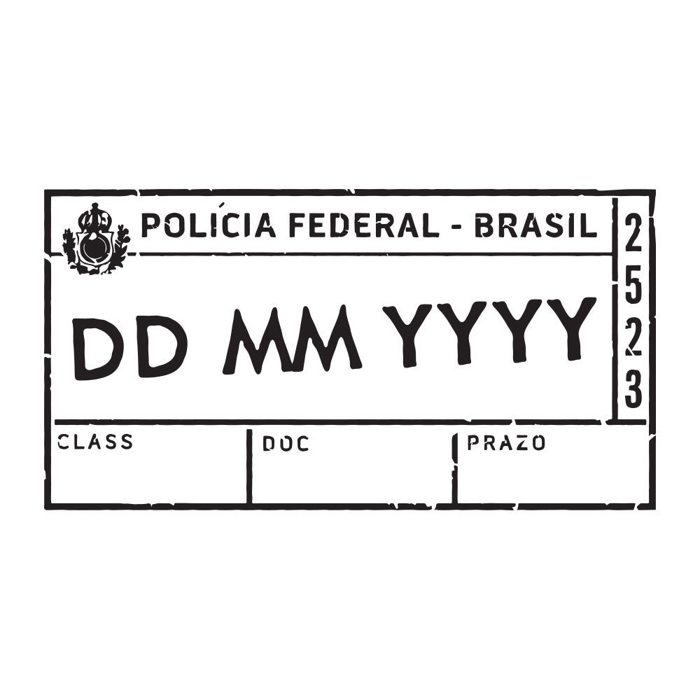 Brazil - Passport Stamp Decal