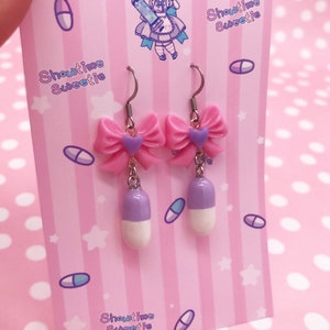 Pill Earrings