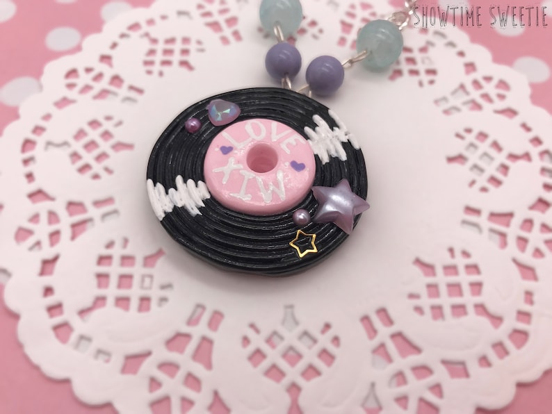 Love Mix Record Necklace