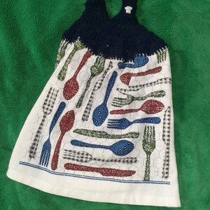 Küchen-Geschirrtuch-Set gehäkelt (passendes Paar)