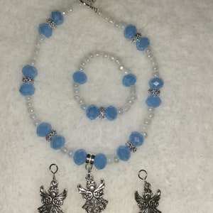 Christmas Doll Necklace, Bracelet and earrings*** set to fit American Girl Dolls or any 18inch similar sized doll