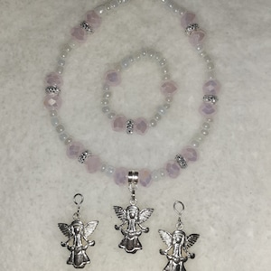 Christmas Doll Necklace, Bracelet and earrings*** set to fit American Girl Dolls or any 18inch similar sized doll