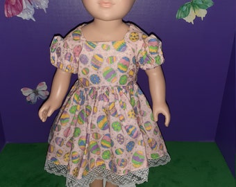 Beautiful Easter Dress to fit American Girl Doll or any 18 inch doll