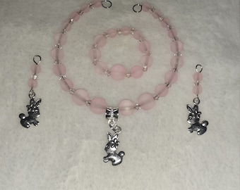 Collar, pulsera y aretes de muñeca de Pascua *** ajustados para adaptarse a American Girl Dolls o cualquier muñeca de tamaño similar de 18 pulgadas