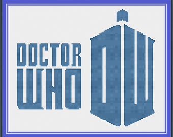 Doctor Who inspired Cross Stitch Pattern