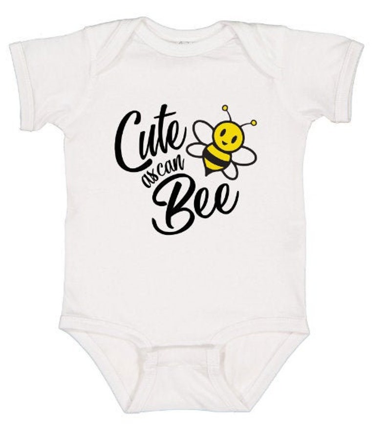 Cute as can bee baby onesie Etsy