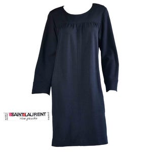 Yves Saint Laurent 1980s Wool Dress | fits XS-M | EU 38