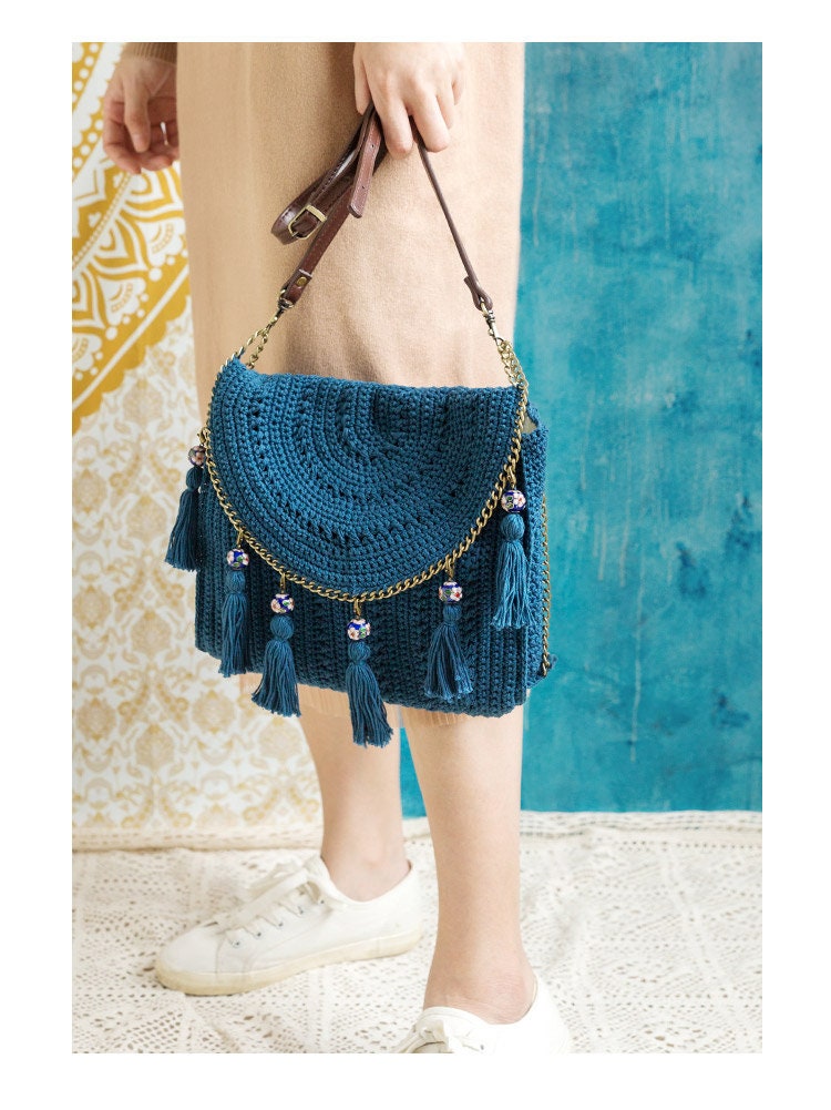 Crochet Bag Crochet Crossbody Bag Crochet Should Bag Woman Bag Etsy
