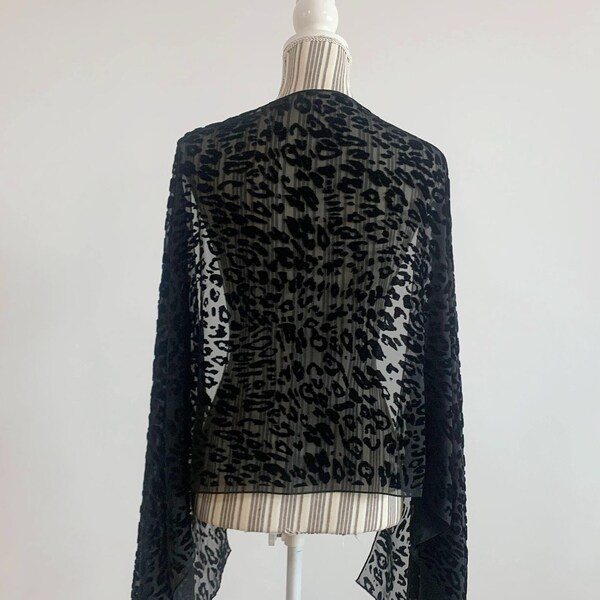 block print velvet shawls