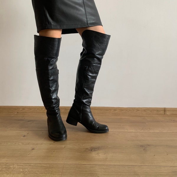 Over the Knee Boots - Etsy
