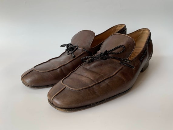 Vintage Tod's Mens Dress Shoes Size 9 , Men Lace … - image 3