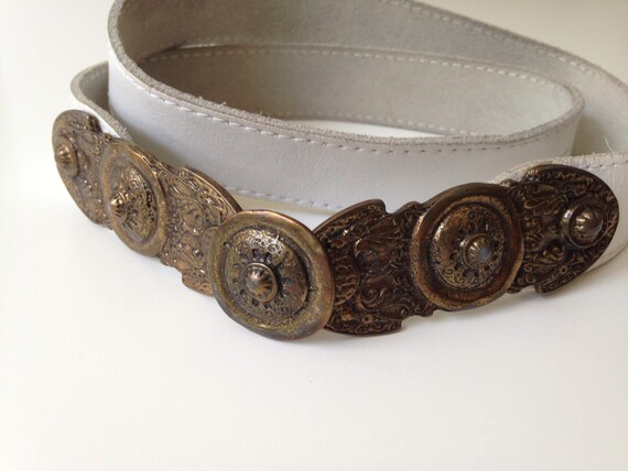 ornate belt buckle