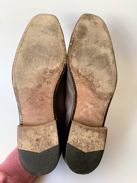 Vintage Tod's Mens Dress Shoes Size 9 , Men Lace … - image 9