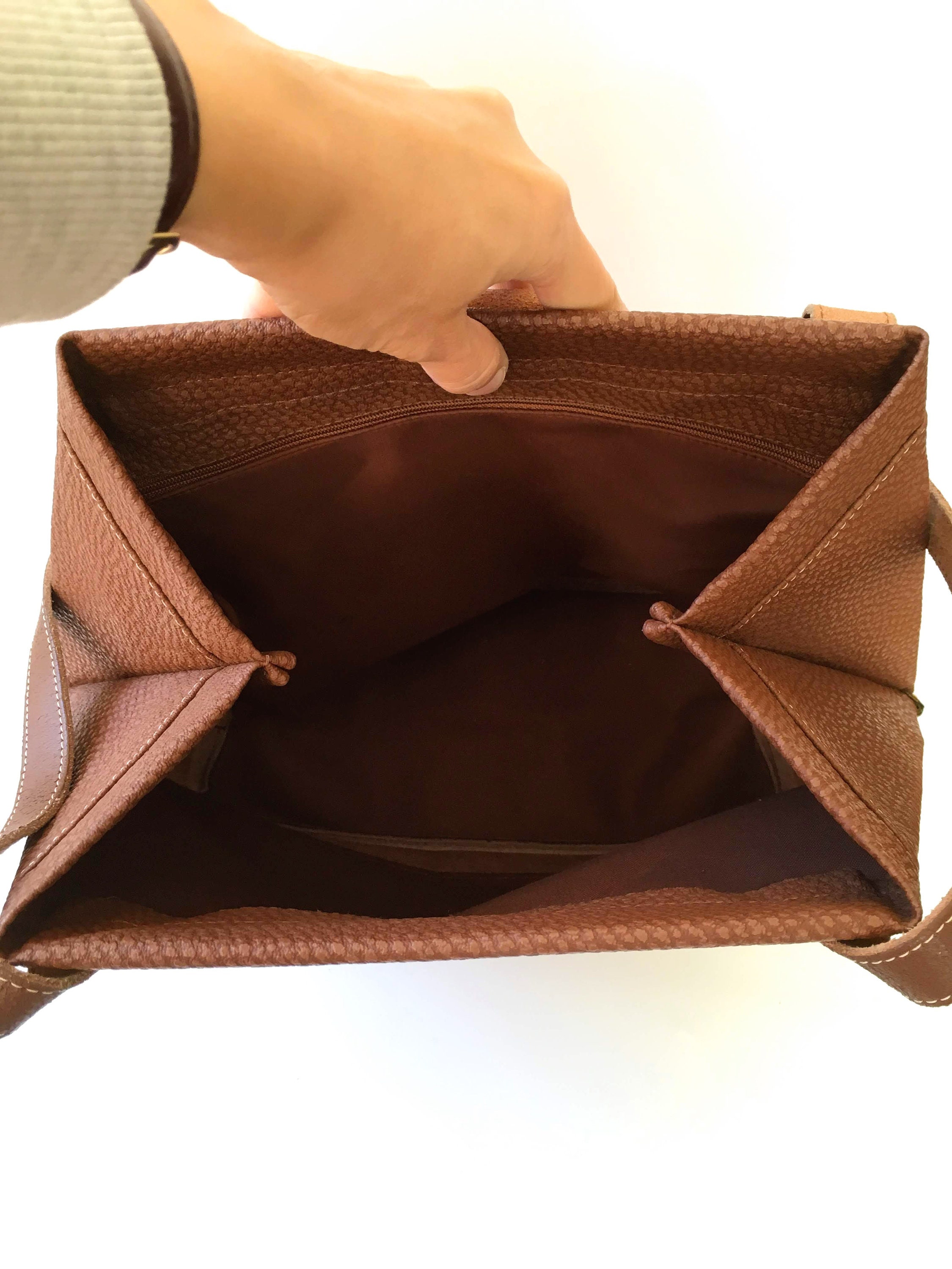 Vintage Paquetage Paris Brown SHoulder Bag Purse