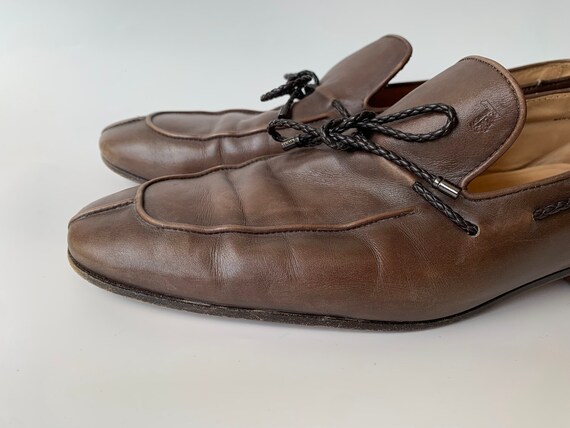 Vintage Tod's Mens Dress Shoes Size 9 , Men Lace … - image 2
