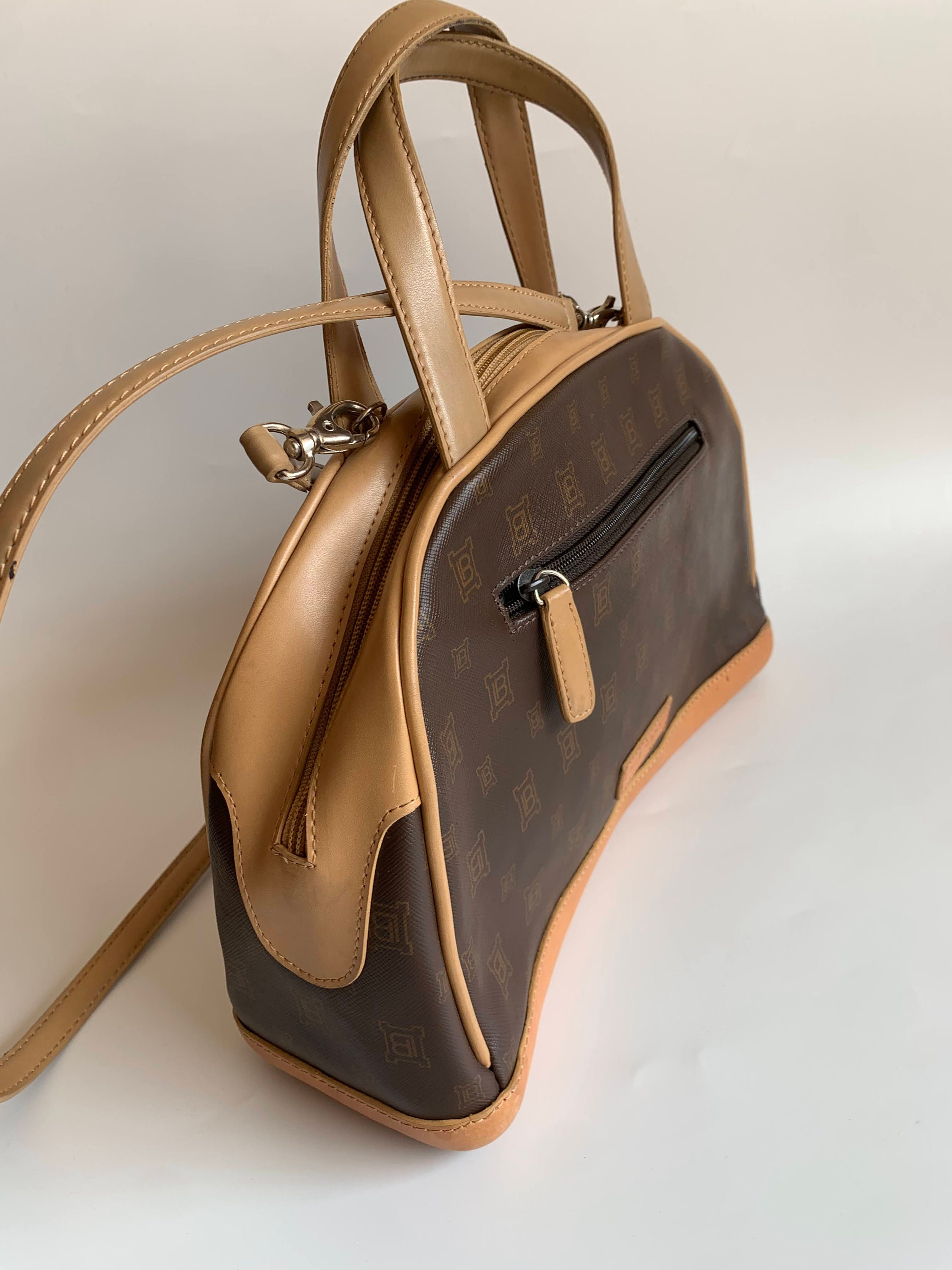 Laura Biagiotti Top Handle Bag, Vintage 90s Italian Designer