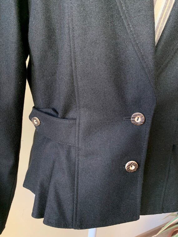 完璧わいふによる Trachten 80s Vintage Cropped M 40 Size Women for Coat Wool ジャケット・アウター