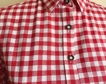 売れ筋商品|||マッシモ ドゥッティ シャツ レディース トップス CHECK  - Button-down blouse - red Women's Shirts & Blouses - Massimo Dutti - US