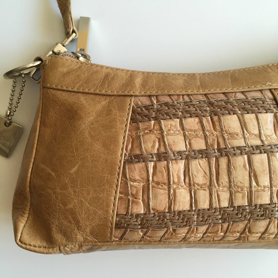Bel Sac Tan Leather Shoulder Bag for Small