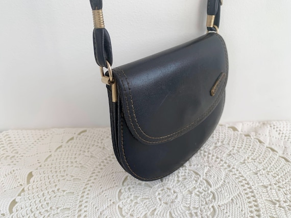 Small Leather Crossbody Bag for Women, Vintage 90… - image 6
