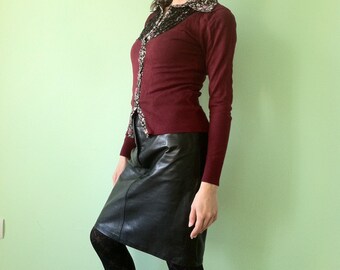 Fashion Trends Black Pencil Skirt Outfit 80s 90s Fashion Black