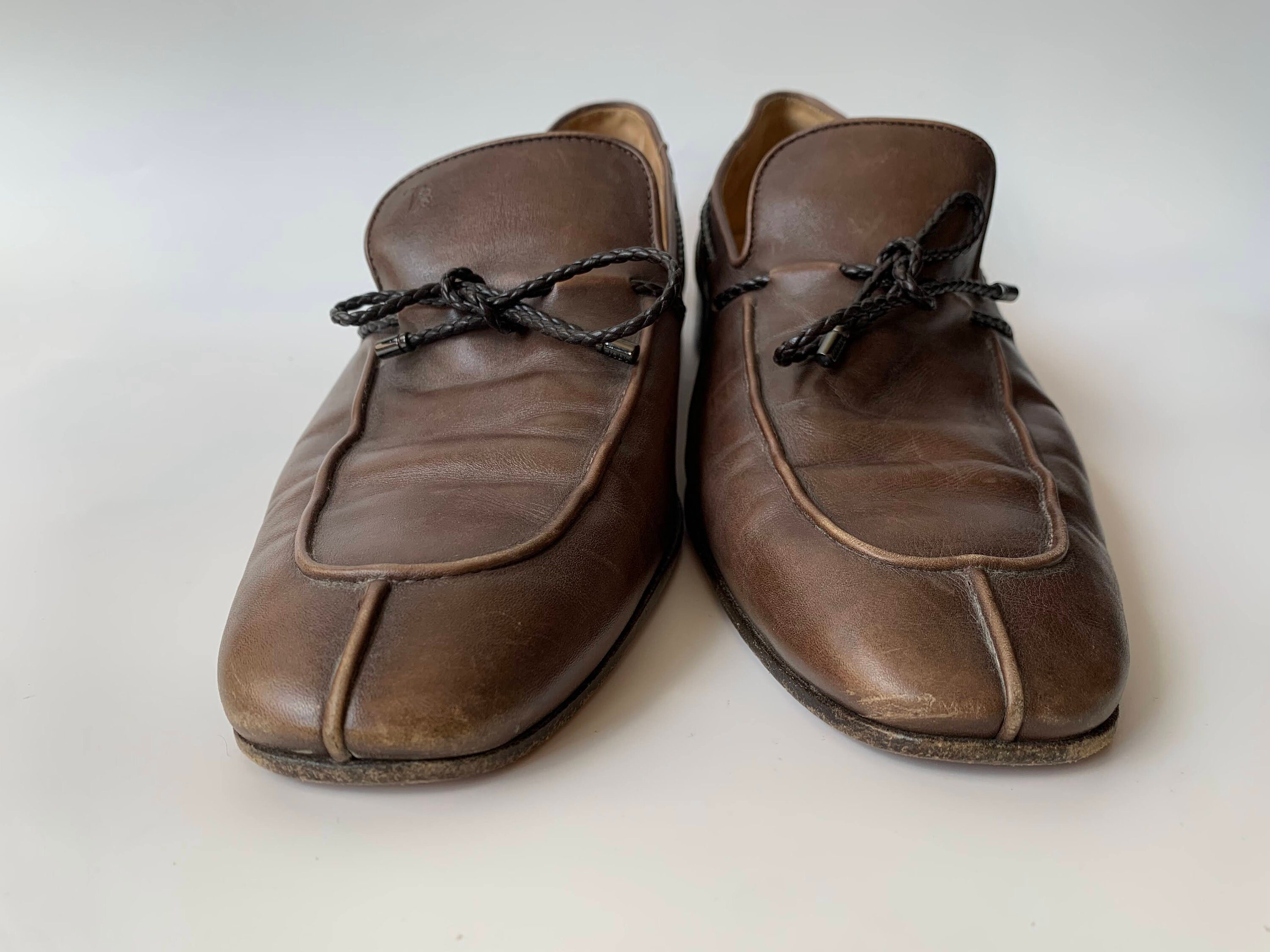 Vintage Tod's Mens Dress Shoes Size 9 , Men Lace up Shoes