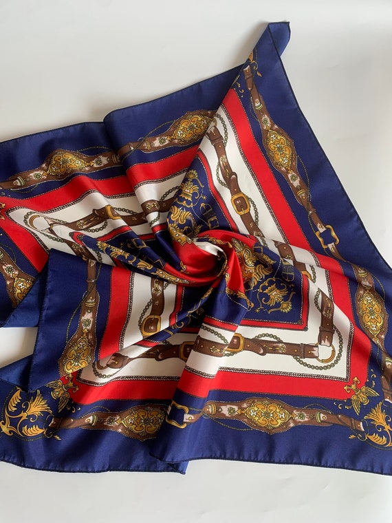 LARGE SQUARE SCARF NOUVEAU NIGHTS