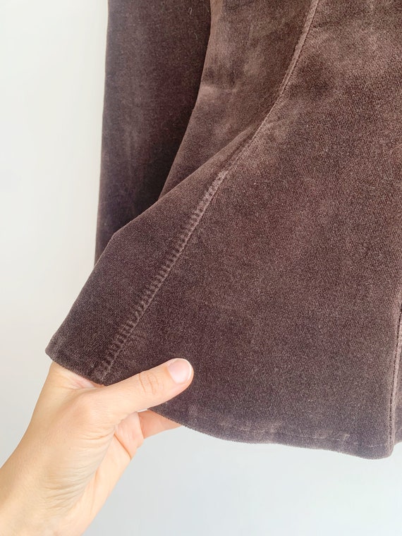 Vintage Brown Corduroy Skirt for Women Size S, Co… - image 4