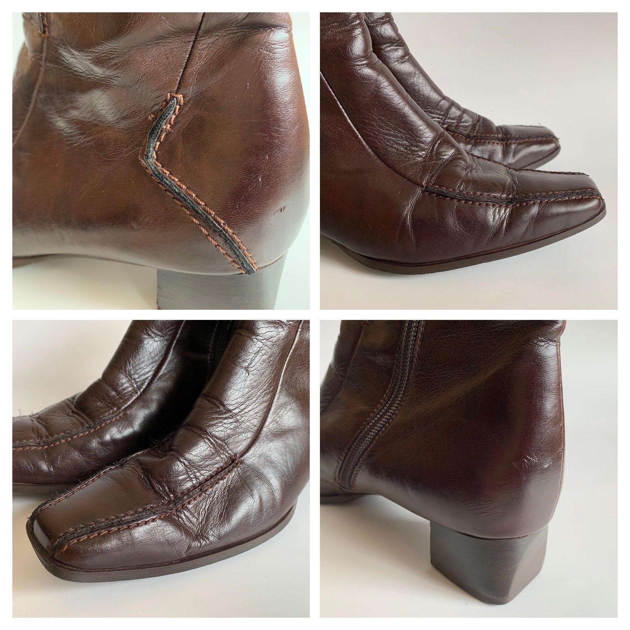 ダウンジャケット・コート Pathen Leather Ankle Boots Amazon.com: Ankle Boot for Men Work Boot Pointed Toe Pull On