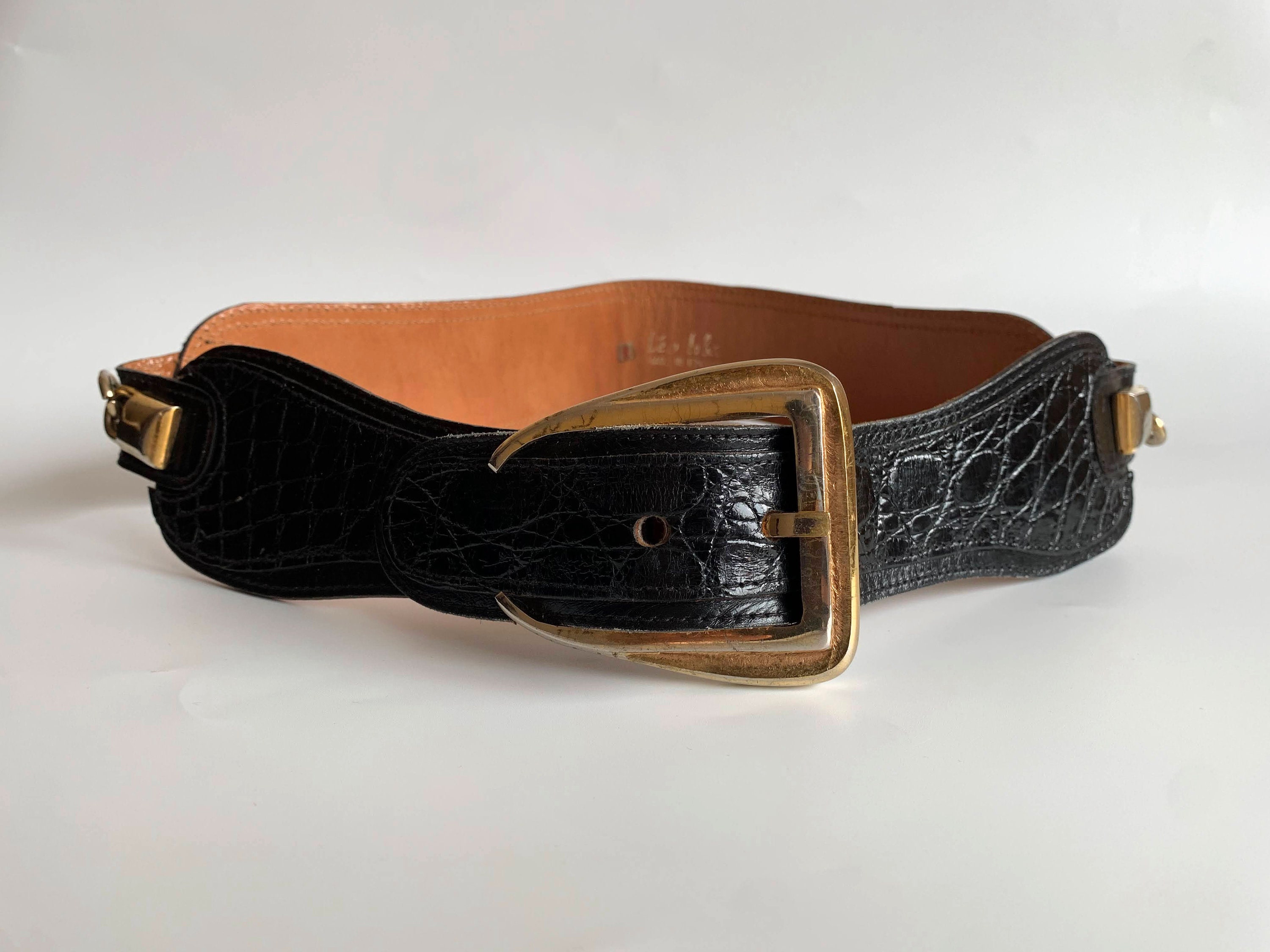 LV Heritage 35mm Reversible Belt Crocodilien Mat - Men