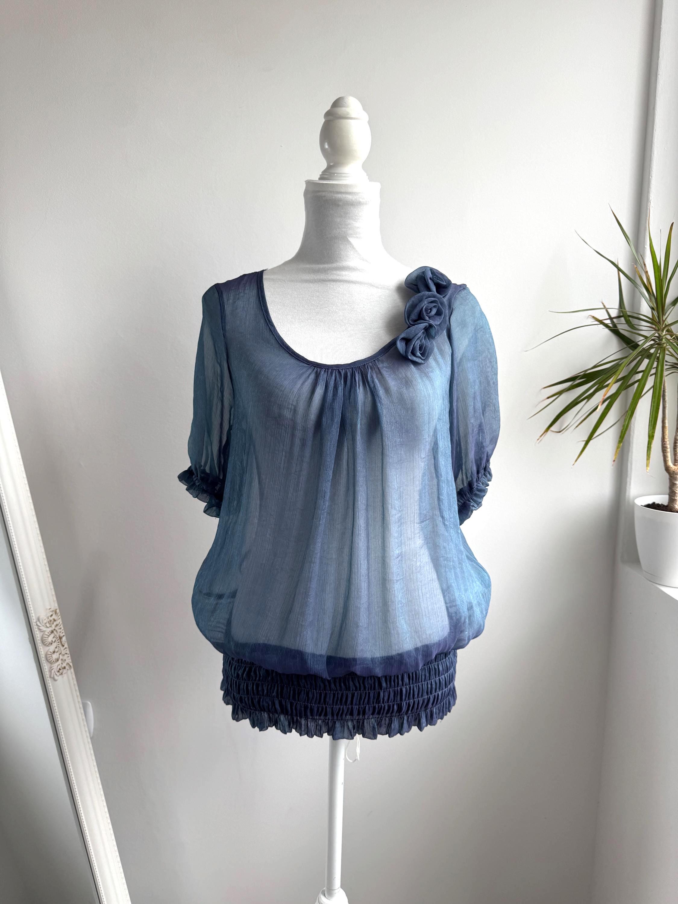 90s Sheer Shirt - Etsy Canada