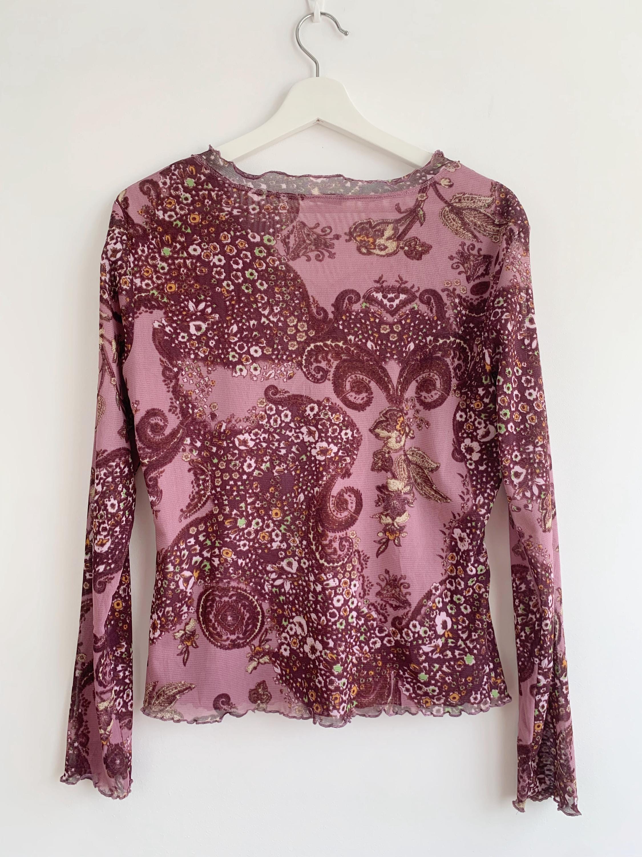 日曜まで★新品/slit ribbon sheer blouse/beige Lucinda Lace Blouse Sparkling | Forever New