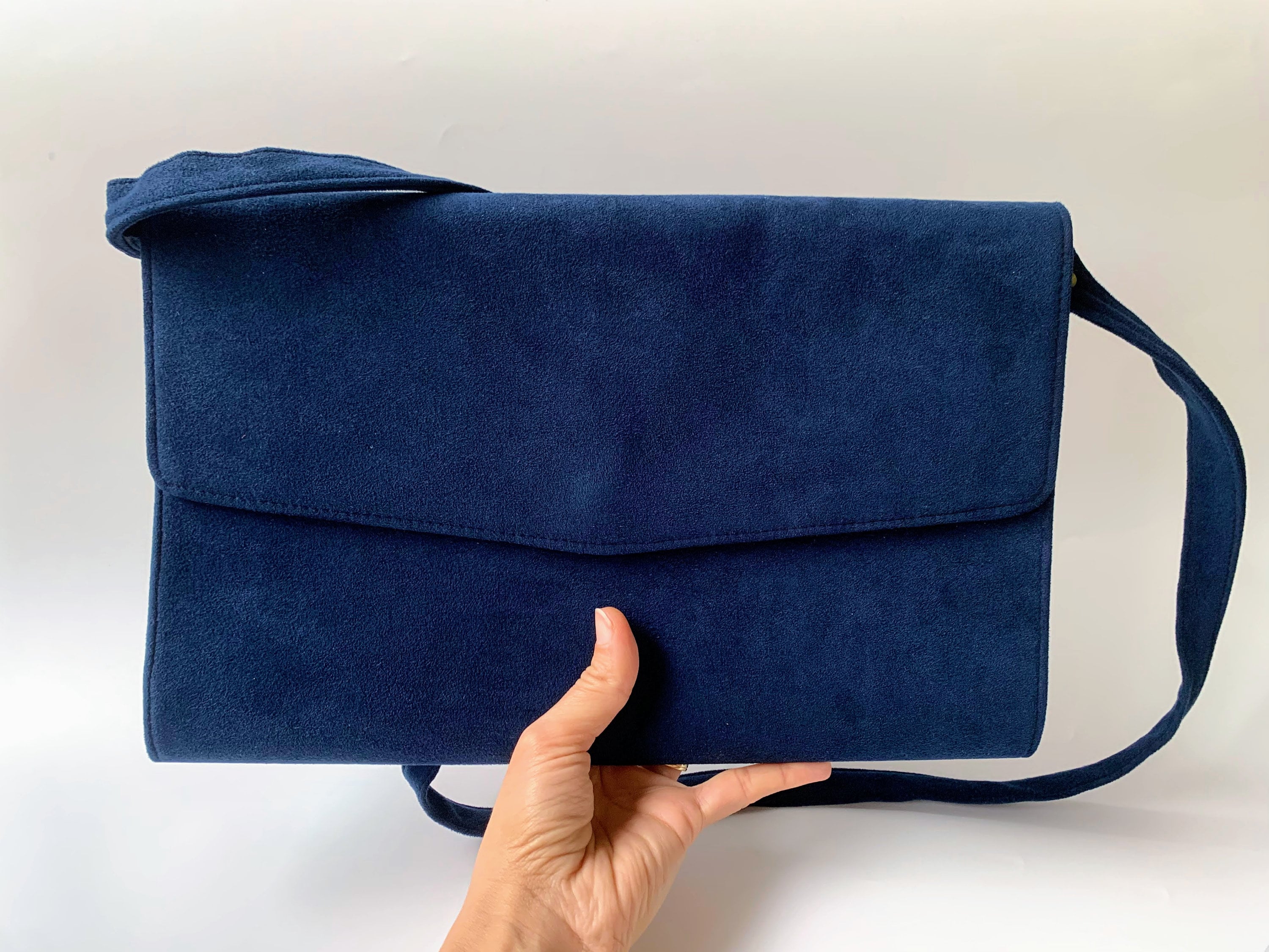 Sofie Suede Clutch