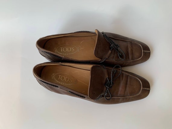 Vintage Tod's Mens Dress Shoes Size 9 , Men Lace … - image 7