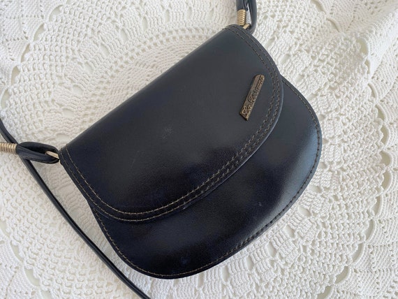 Small Leather Crossbody Bag for Women, Vintage 90… - image 3