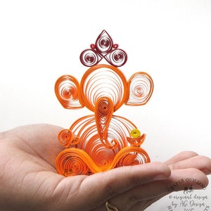 Lord Ganesha, Wedding gift favors, Hindu God Ganesh, house warming gift, New beginnings gifts, Indian religious present, Handmade paper gift