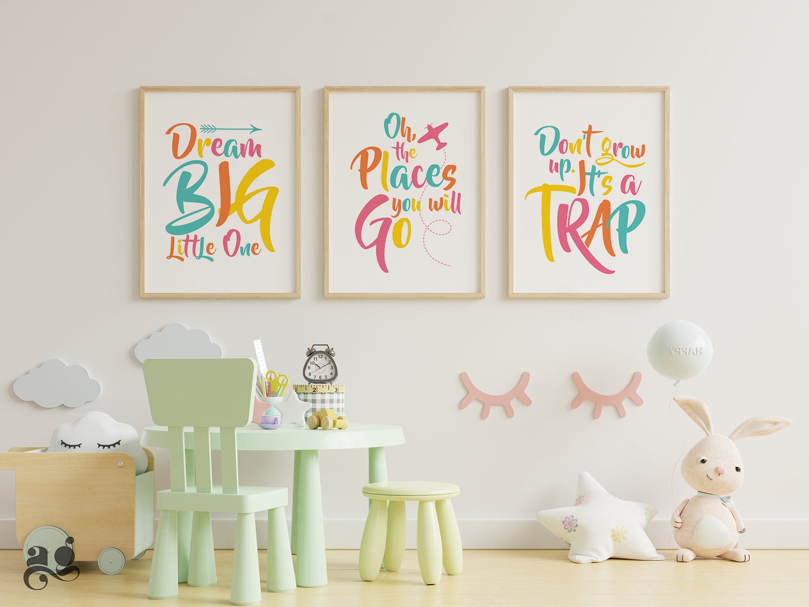 Buy Printable Baby Quotes Set of 6 Prints, Dream Big Little One, Magic ...