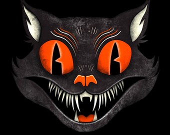 Vintage Halloween Cat