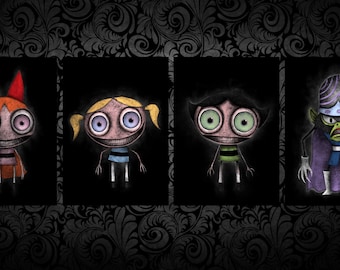 Powerpuff Print Set