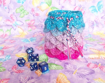 Dragon Egg Dice Bag | Role Playing Game | Mermaid Scale Dice Bag
