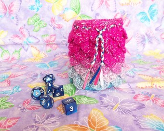 Dragon Egg Dice Bag | Role Playing Game | Mermaid Scale Dice Bag | OOAK