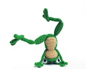 Haakpatroon baby kikker - amigurumi - directe download pdf (Nederlands, Engels)