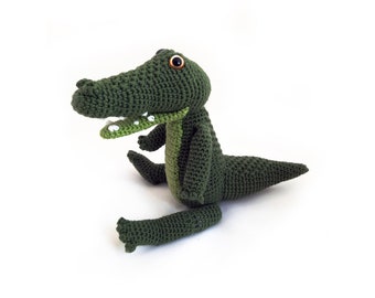 Crochet pattern Crocodile - amigurumi - instant download pdf